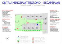 Voorbeeld ontruimingsplattegrond